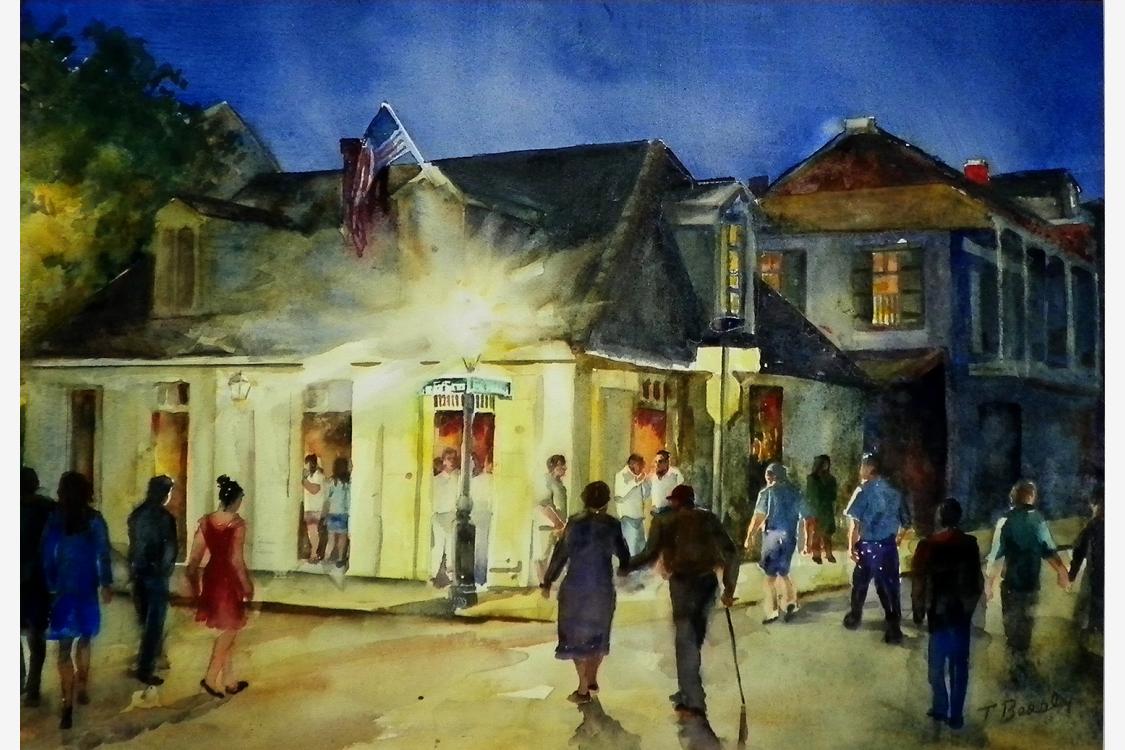The Gathering Place 13"x18" watercolor